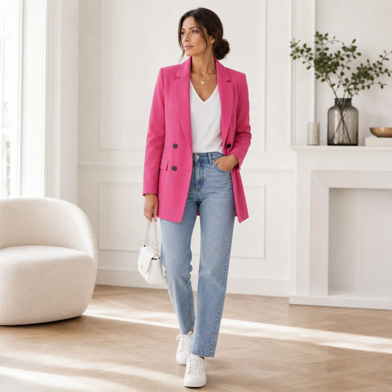 Blazer Livia - Long Buttoned Jacket