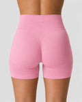Smooth Seamless Midi Shorts Pink