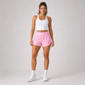 Mirage Cardio Shorts Petal Pink - front camera gaze