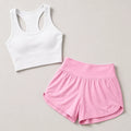 Mirage Cardio Shorts Petal Pink - premium flat lay